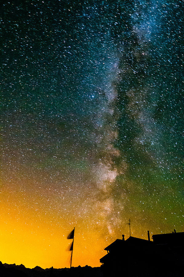 Milky Way over Capanna Michela-Motterascio Photograph by Photo by Roman Sandoz