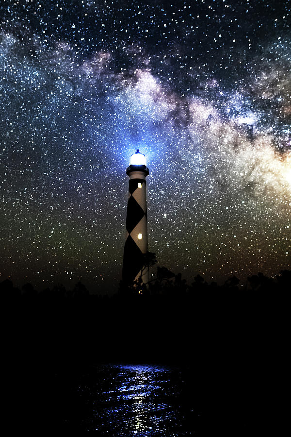 Milky Way Over Cape Lookout Photograph