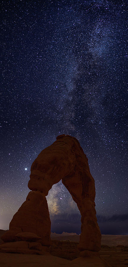 Milky Way Through Delicate Arch Photograph by Lynda Fowler - Fine Art ...