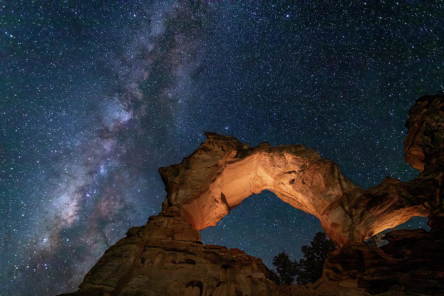 Milky Way Over Inchworm Arch Photograph by Brian Knott Photography ...