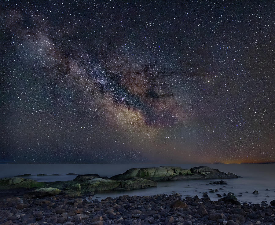 Milky Way over Pulpit Rock Photograph by Marie Sapienza - Pixels