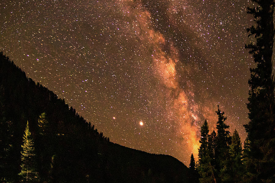 Milky Way Over Red Clif, 2020 Photograph by Dorothy Cunningham