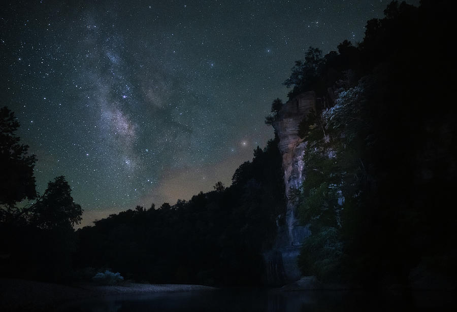 Milky Way over The Buffalo Photograph by Chandler Weber | Pixels