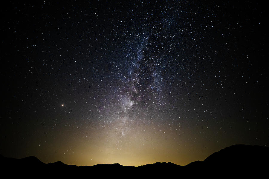 Milky Way over the desert II Photograph by David Kleeman