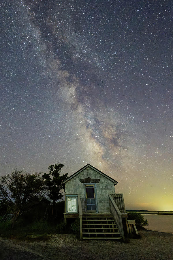 Milky Way over the Shack Photograph by Ken Fullerton