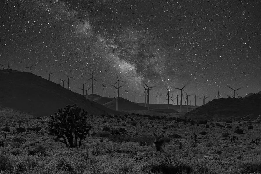 Milky Way Over the Valley of Windmills 2 Photograph by Lindsay Thomson