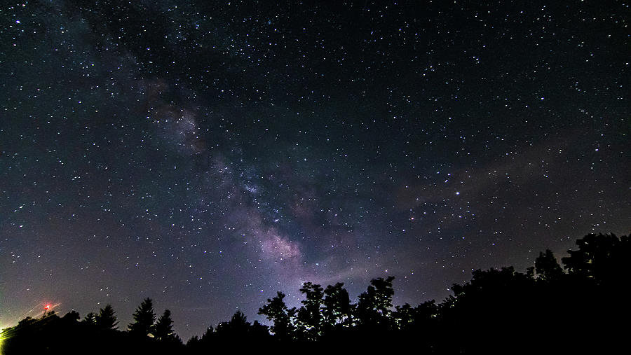 Milky Way over West Virginia Photograph by Spike Silvernail