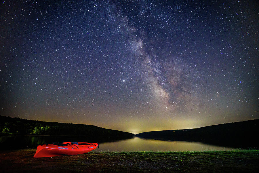 Milky Way Paddle Photograph by Joann Long