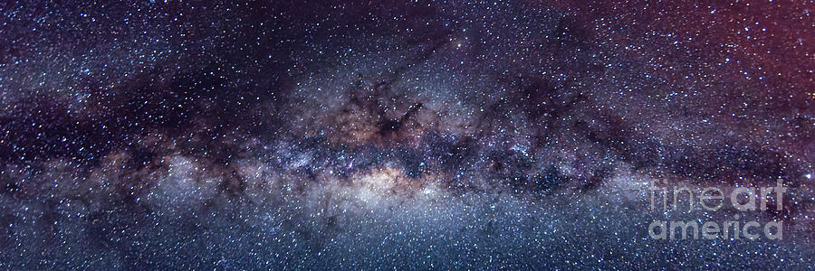 Milky Way panorama Photograph by Delphimages Photo Creations