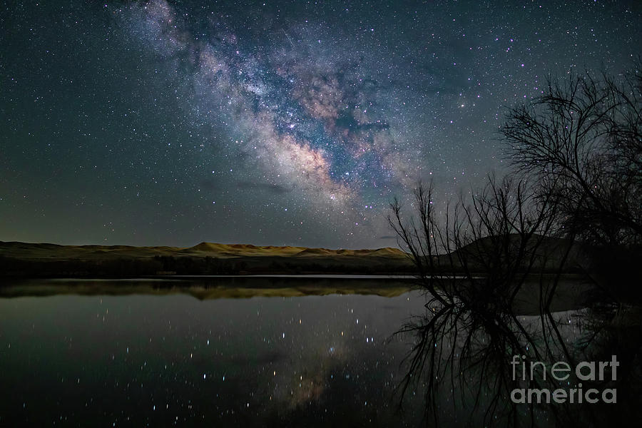 Milky Way Reflection Photograph by Mark Jackson