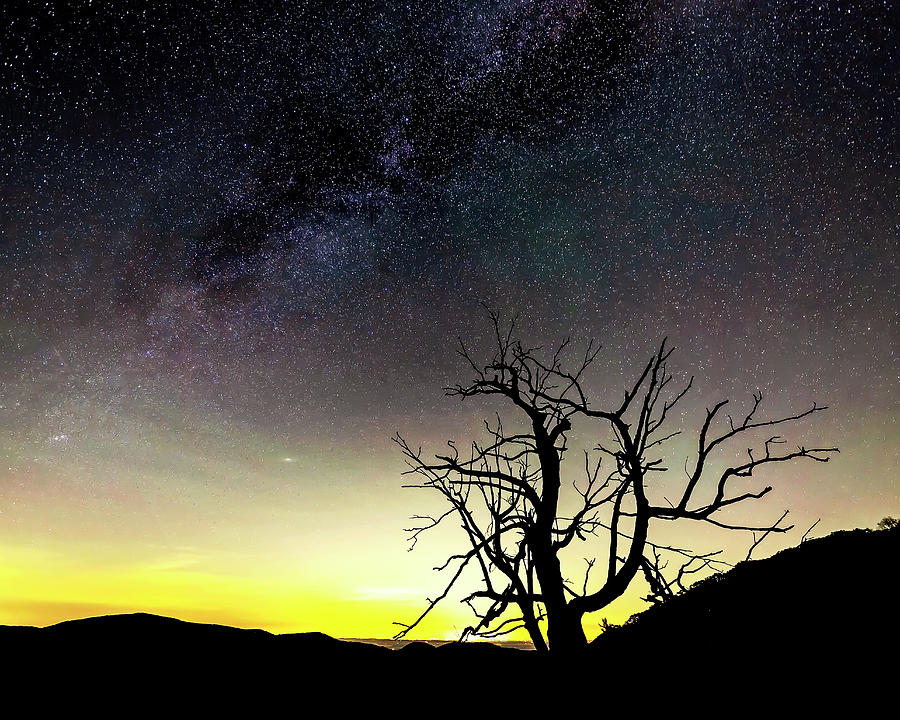 Milky Way Silhouette Photograph by Travis Rogers