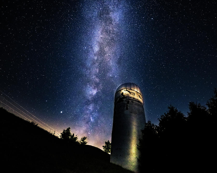 Milky Way Silo Photograph by Dee Potter