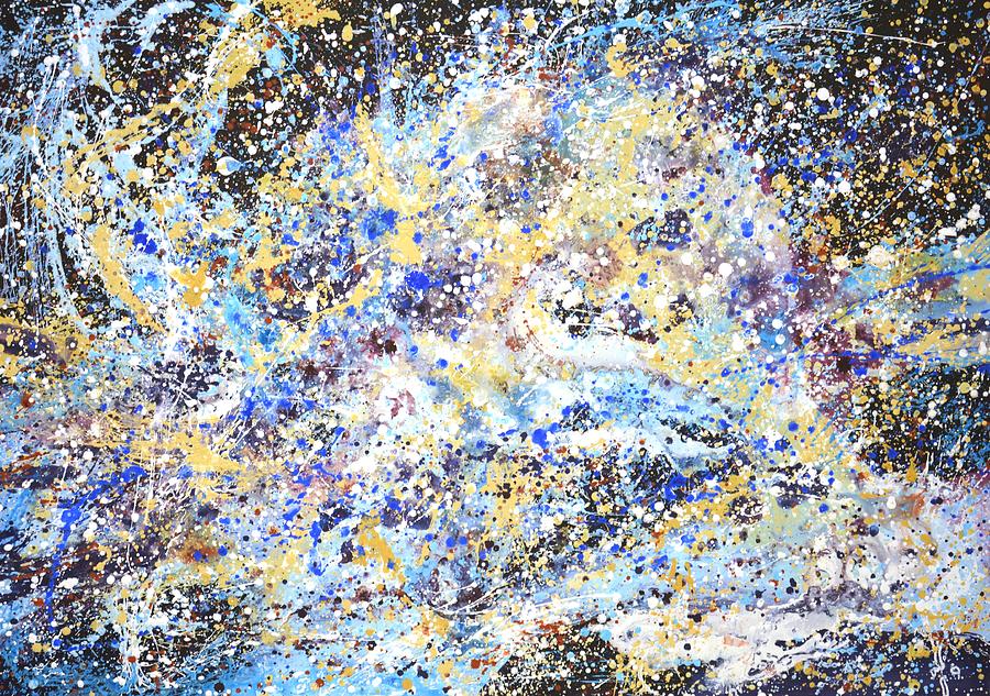 Milky Way. Space. Painting by Iryna Kastsova