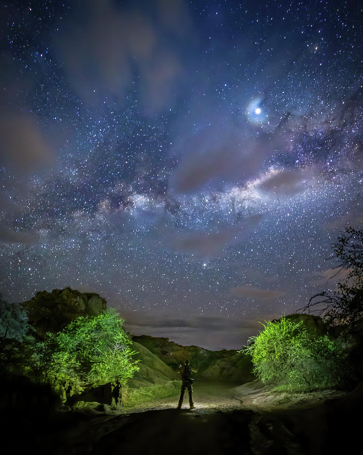 Milky Way Traveler Desierto de la Tatacoa Huila Colombia Photograph by Adam Rainoff