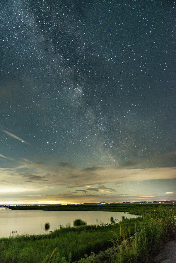 Milky Way viewed south from Skagit Valley Digital Art by Michael Lee