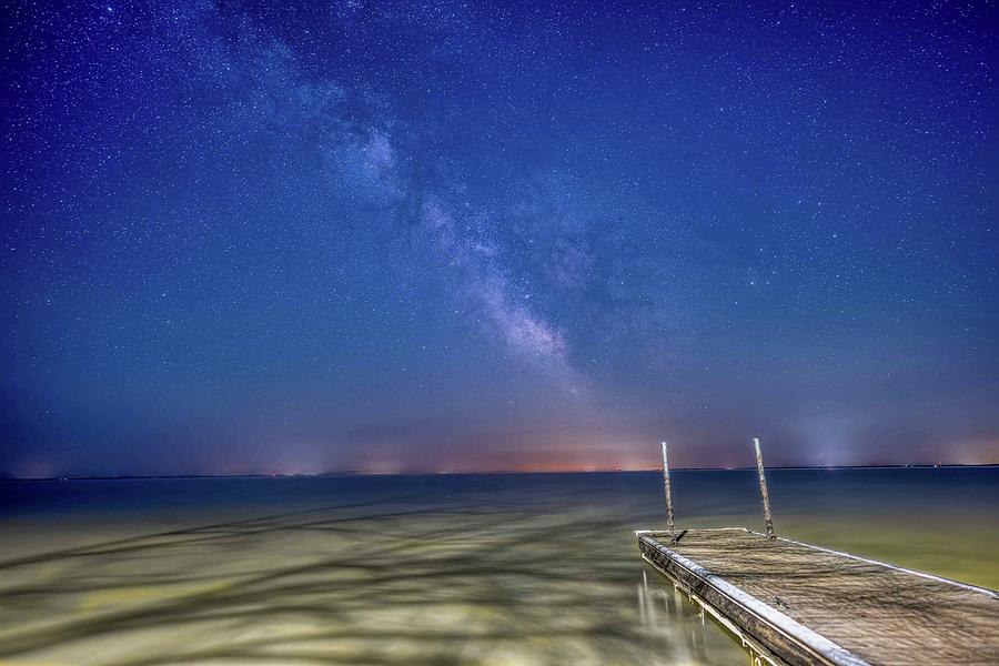 Milkyway On Mille Lacs Photograph by Paul Freidlund