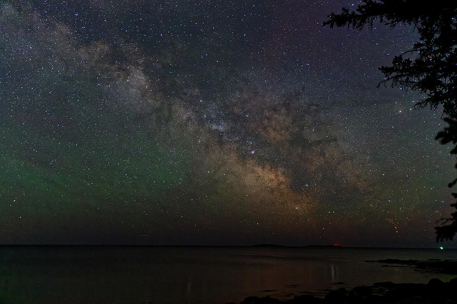 Milkyway Seawall Acadia NP Photograph by Doolittle Photography and Art