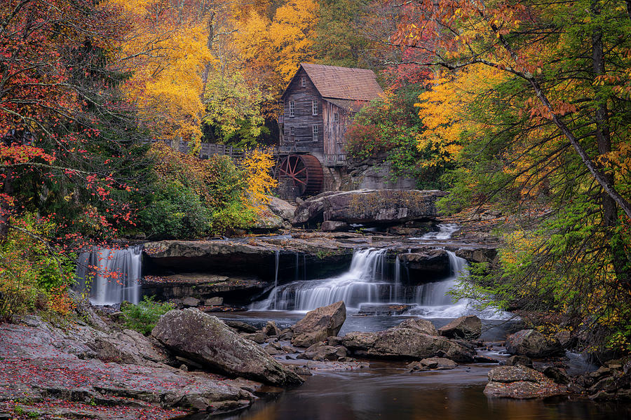 Mill at Babcock State Park  Photograph by Arthur Oleary