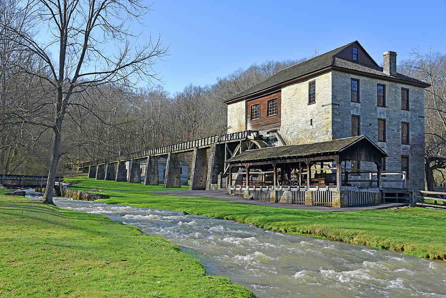 Mill Building Spring Mill State Park Photograph