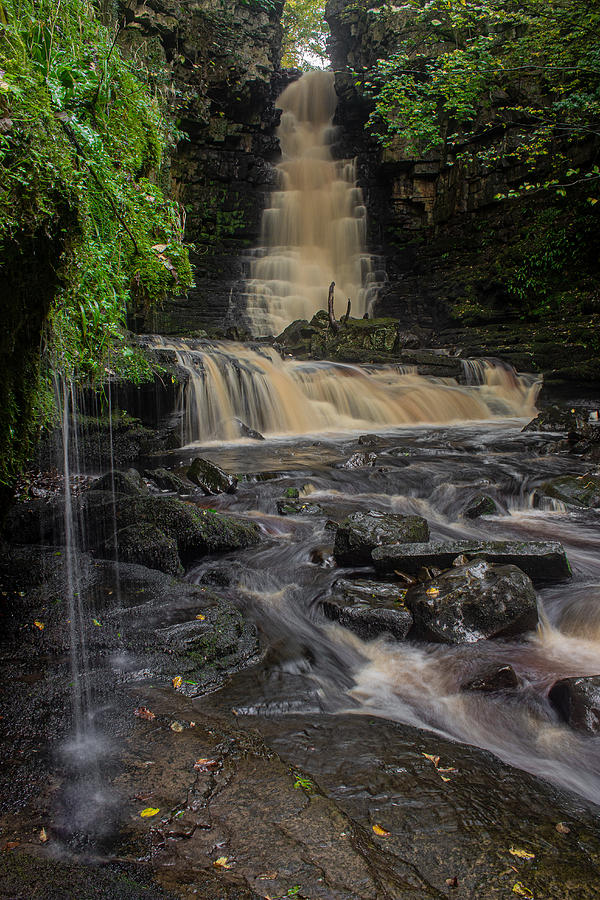 Mill gill force Yorkshire Dales UK Photograph by John Mannick - Pixels