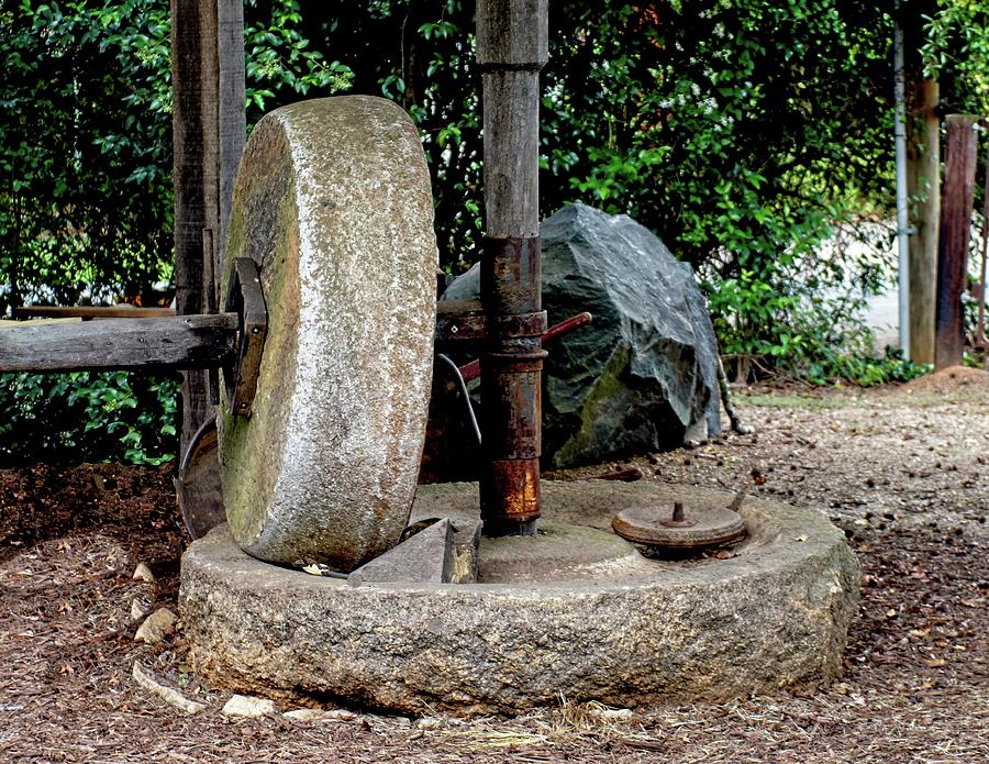 Mint Hill Photograph - Mill Stone by M Three Photos