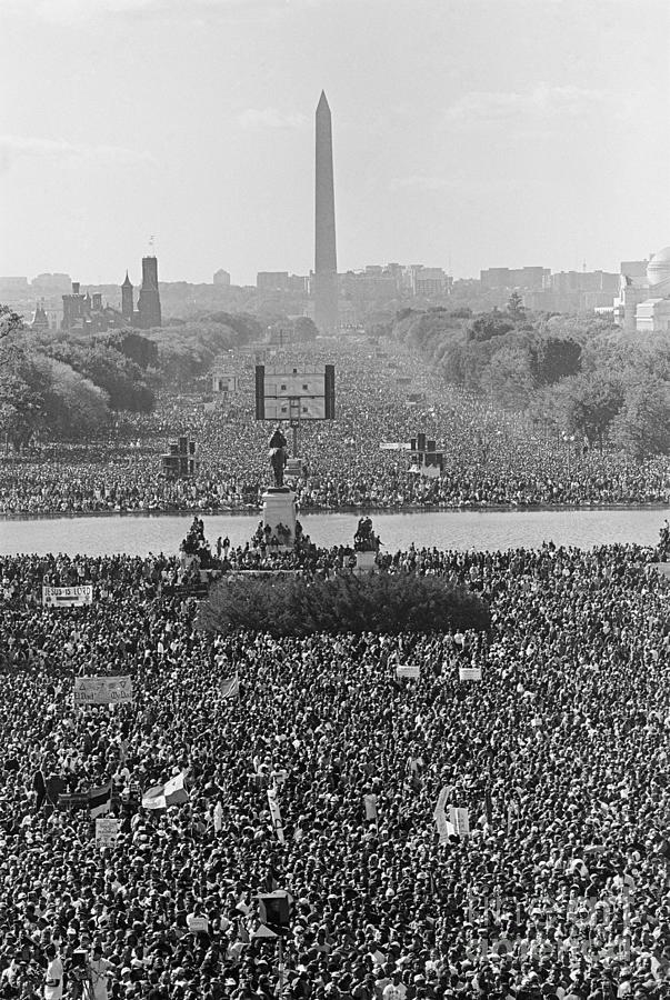 Million Man March, 1995 Photograph by Maureen Keating