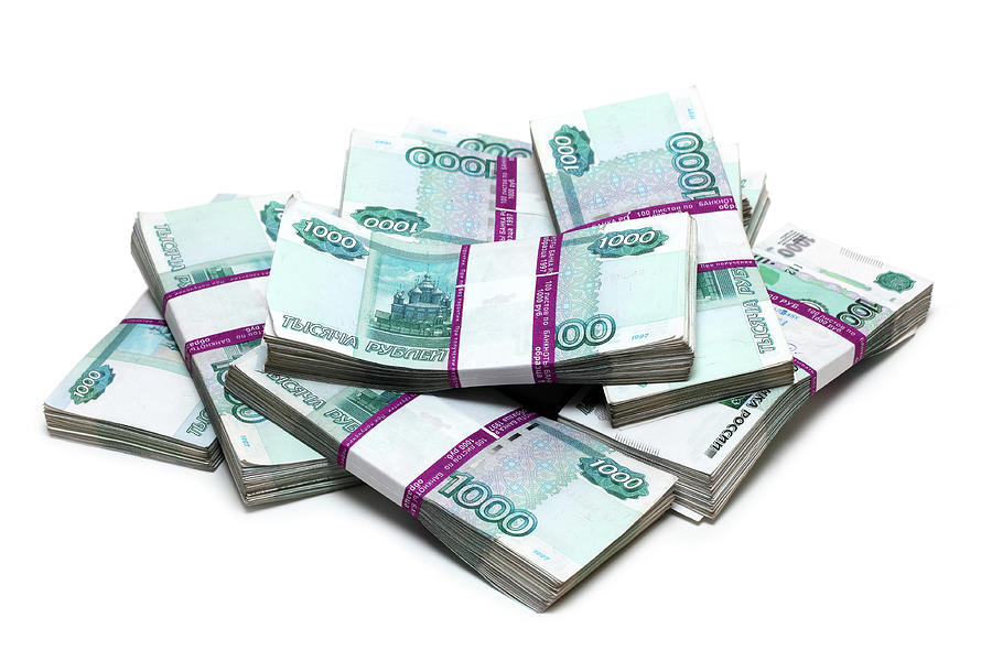 Million Rubles - Heap Of Bills In Packs Photograph by Mikhail Kokhanchikov