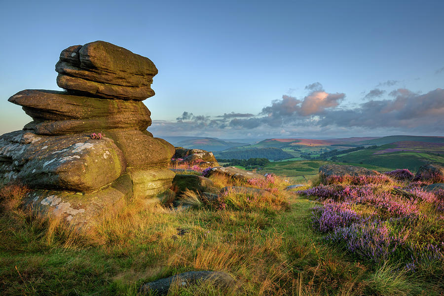 Millstone Edge, Peak District. Photograph by Jim Monk - Pixels