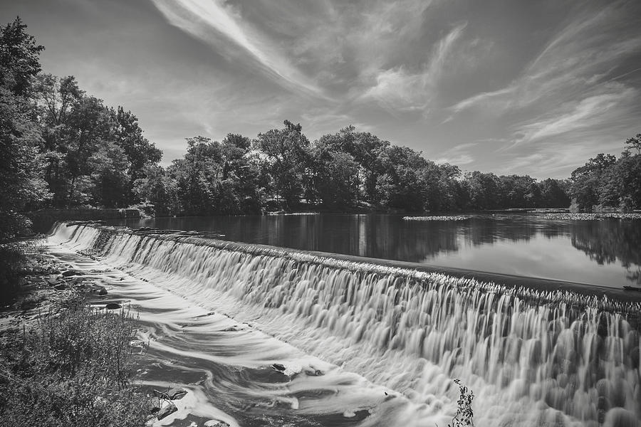 Milton Lake Park in black and white Photograph by Daniel Portalatin ...