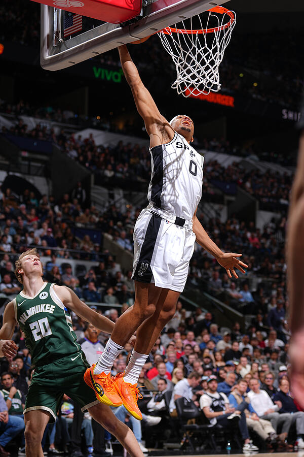 Milwaukee Bucks v San Antonio Spurs Photograph by Garrett Ellwood Milwaukee Bucks v San Antonio Spurs Photograph by Garrett Ellwood