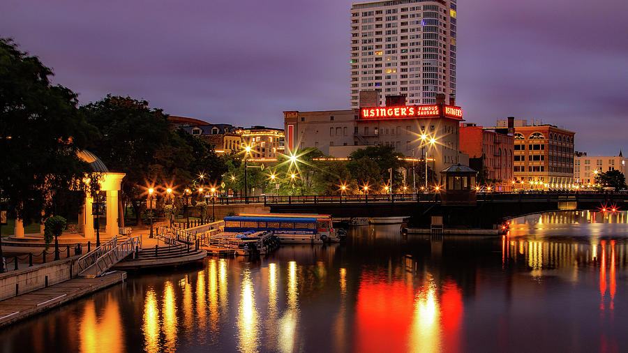 Milwaukee Riverwalk Landmarks - 4 Photograph by Steve Bell - Fine Art ...