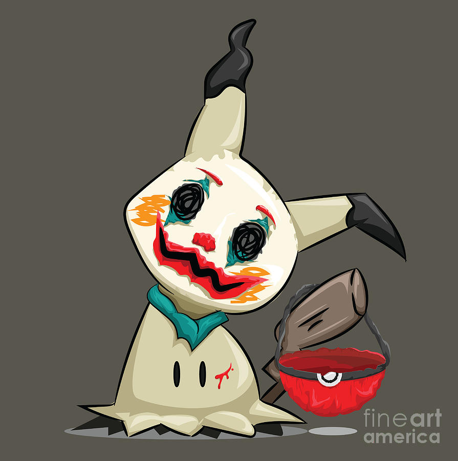 Mimikyu Pokemon Digital Art by John Gerald Tubale