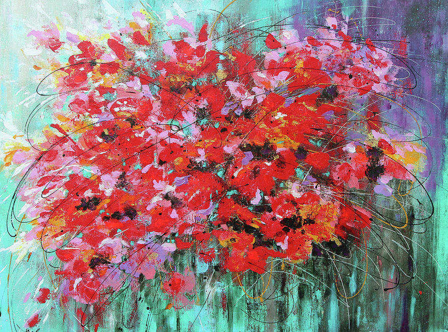 Mimi's Bouquet Painting by Melisse Pinto - Fine Art America