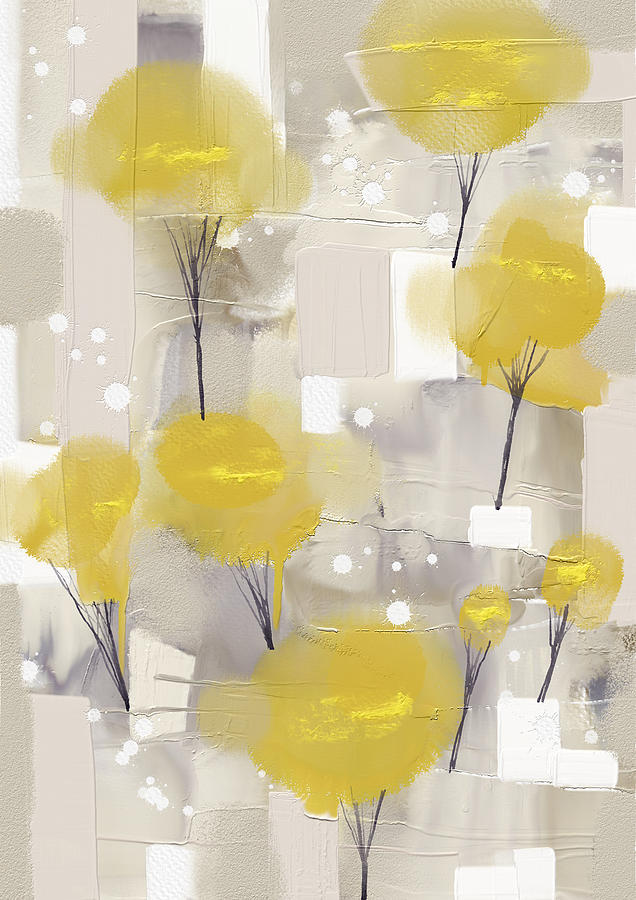 Mimosa Abstract Digital Art by Darkstars Art