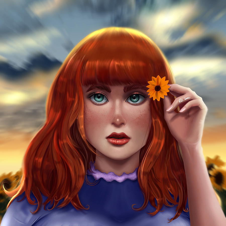 Mimosa Vermillion Digital Art by Isaac Kisumuna - Pixels