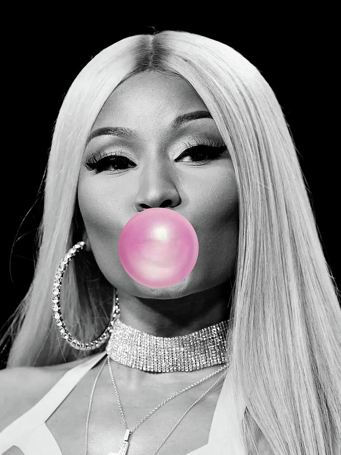 Minaj Bubble Gum Nicki Digital Art By Michelle Sorenson Art