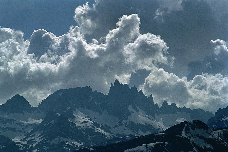 Minarets and Clouds, Ansel Adams Wilderness, Iconic Vista, Mammoth Lakes, California Photograph by Bonnie Colgan