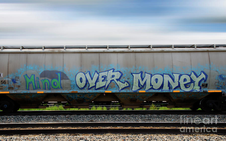 Mind Over Money Graffiti Photograph by Bob Christopher