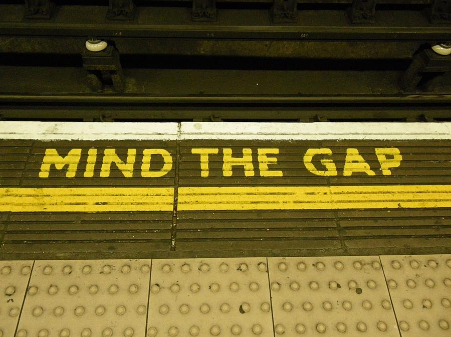 Mind the Gap Photograph by Lisa Mutch