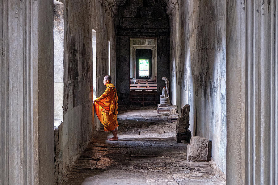 Cambodia Photograph - Mindfulness by Marla Brown