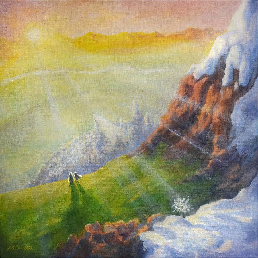 Minas Tirith Painting by Anna Kulisz - Fine Art America