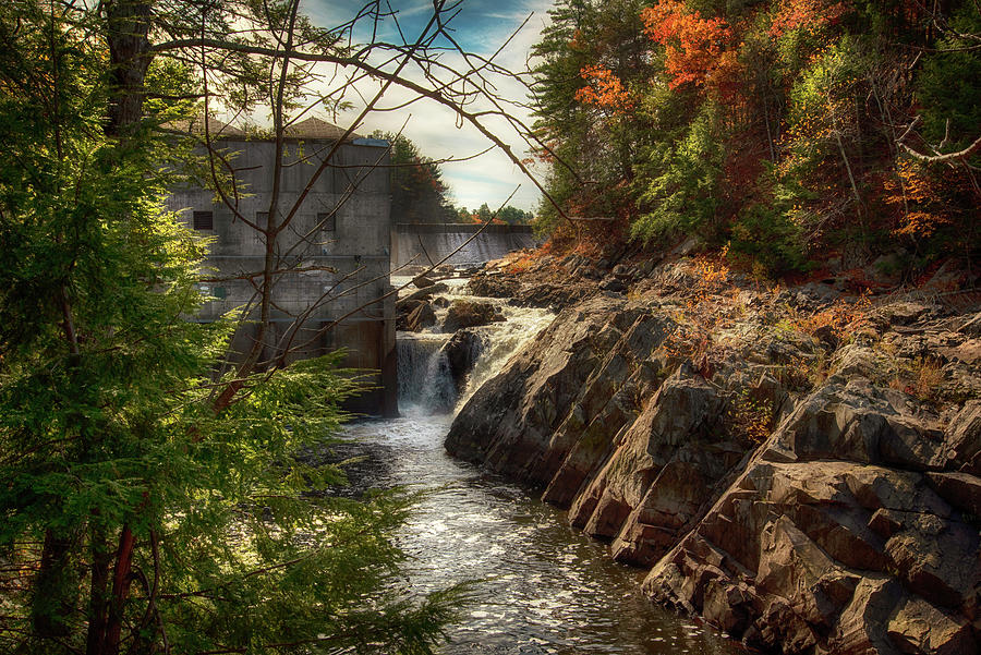 Mine Falls Park in Autumn - Nashua, NH Photograph by Joann Vitali