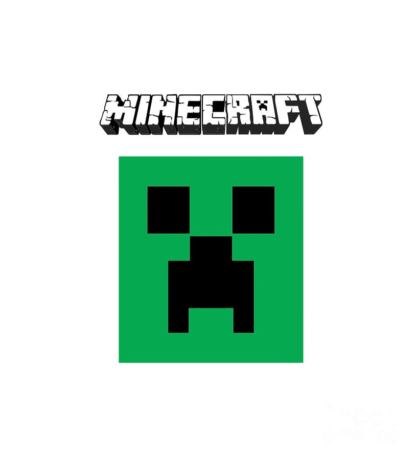 Minecraft Creeper Face 4 X 4 Painting 