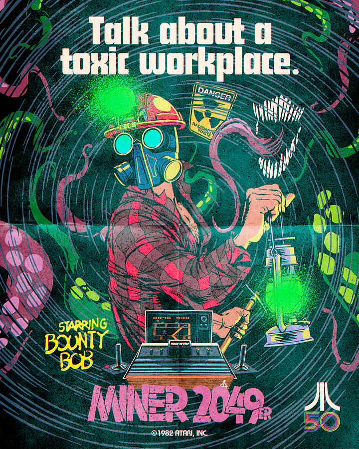 Miner 2049er Digital Art by 50 Years of Atari NFT Collection by Butcher Billy Miner 2049er Digital Art by 50 Years of Atari NFT Collection by Butcher Billy