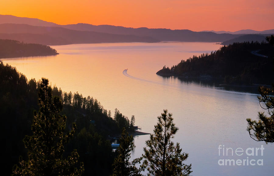 Idaho Photograph - Mineral Ridge Sunset by Idaho Scenic Images Linda Lantzy