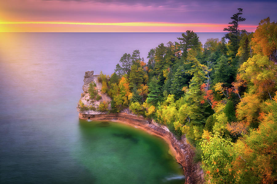 Miners Castle - Pictured Rocks Michigan Photograph by Neal G - Fine Art ...