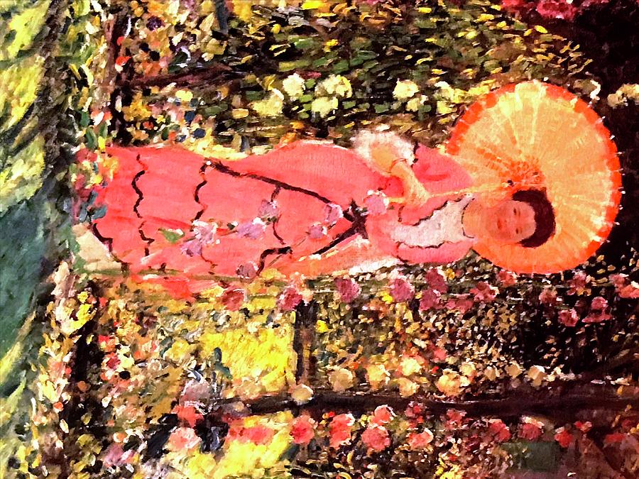Red Painting - Ming Wo by Frederick Lyle Morris - Disabled Veteran Red Painting - Ming Wo by Frederick Lyle Morris - Disabled Veteran