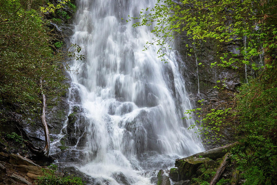 Mingo Falls Long Exposure Details Photograph by Dan Sproul