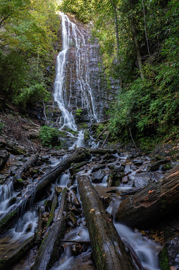 Mingo Falls Summer Photograph by Tyler Penland - Fine Art America