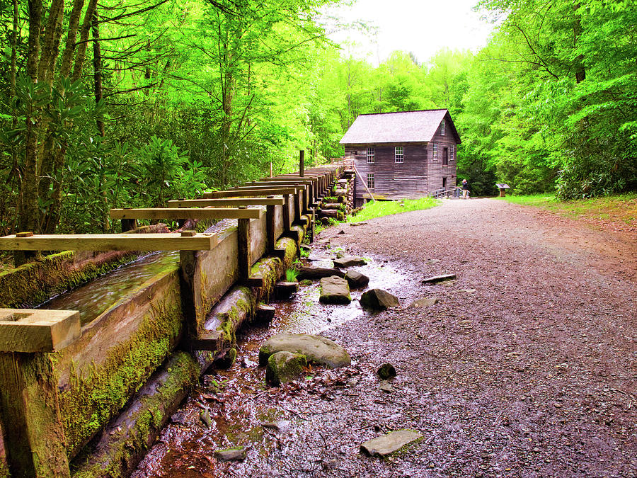 Mingus Mill in the Smokies Photograph by James C Richardson